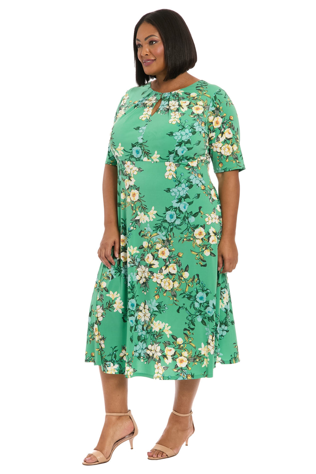 Harriet Elbow Sleeve in Garden Medley - FINAL SALE