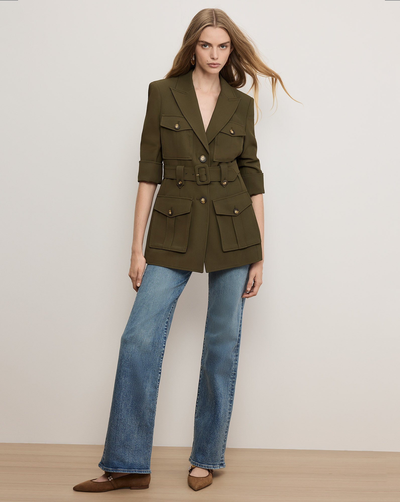 Jones Belted Dickey Jacket