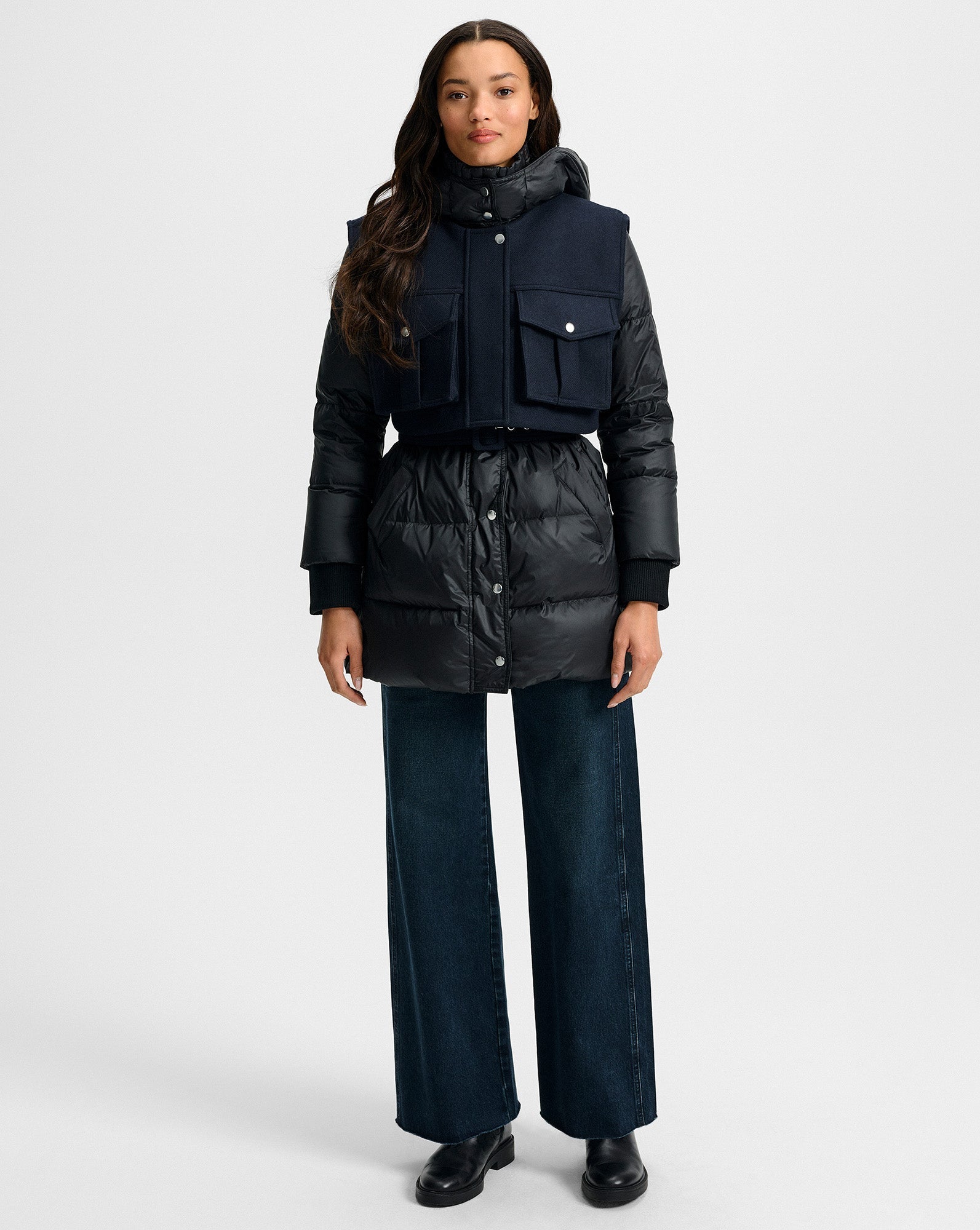 Jarvis Layered Puffer Coat