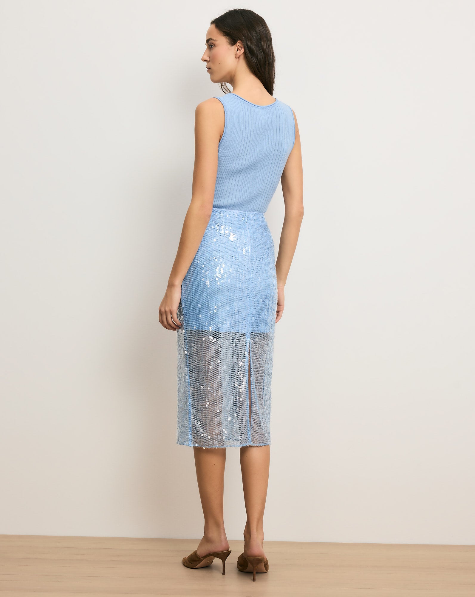Allora Sequin Midi Skirt