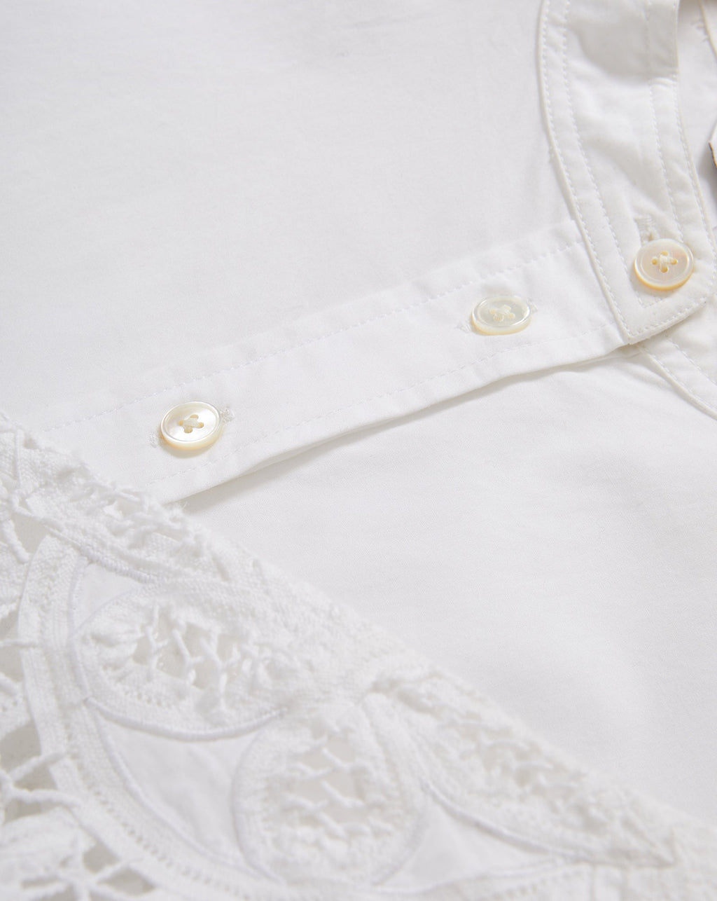 Aleck Lace Button-Down Shirt