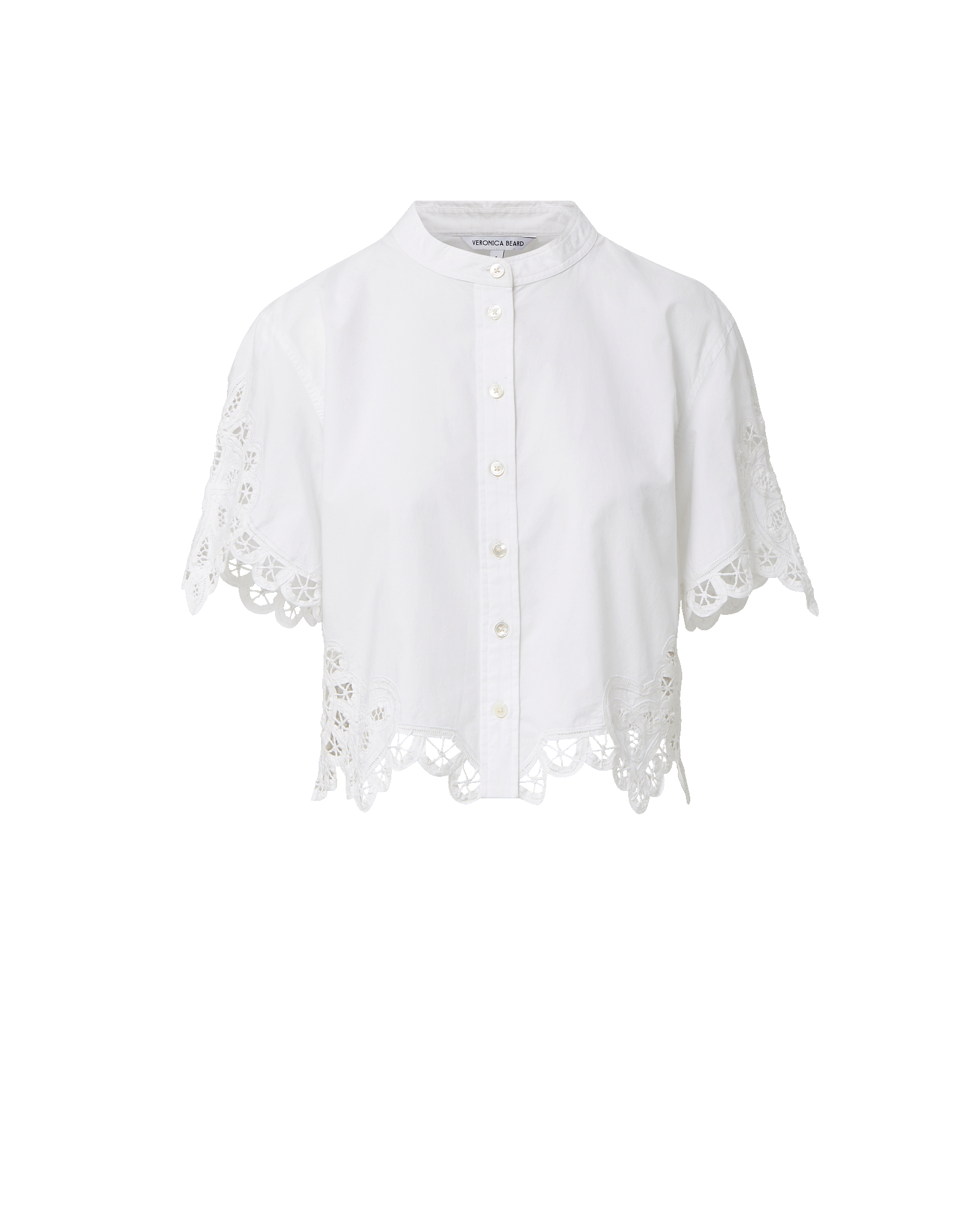Aleck Lace Button-Down Shirt