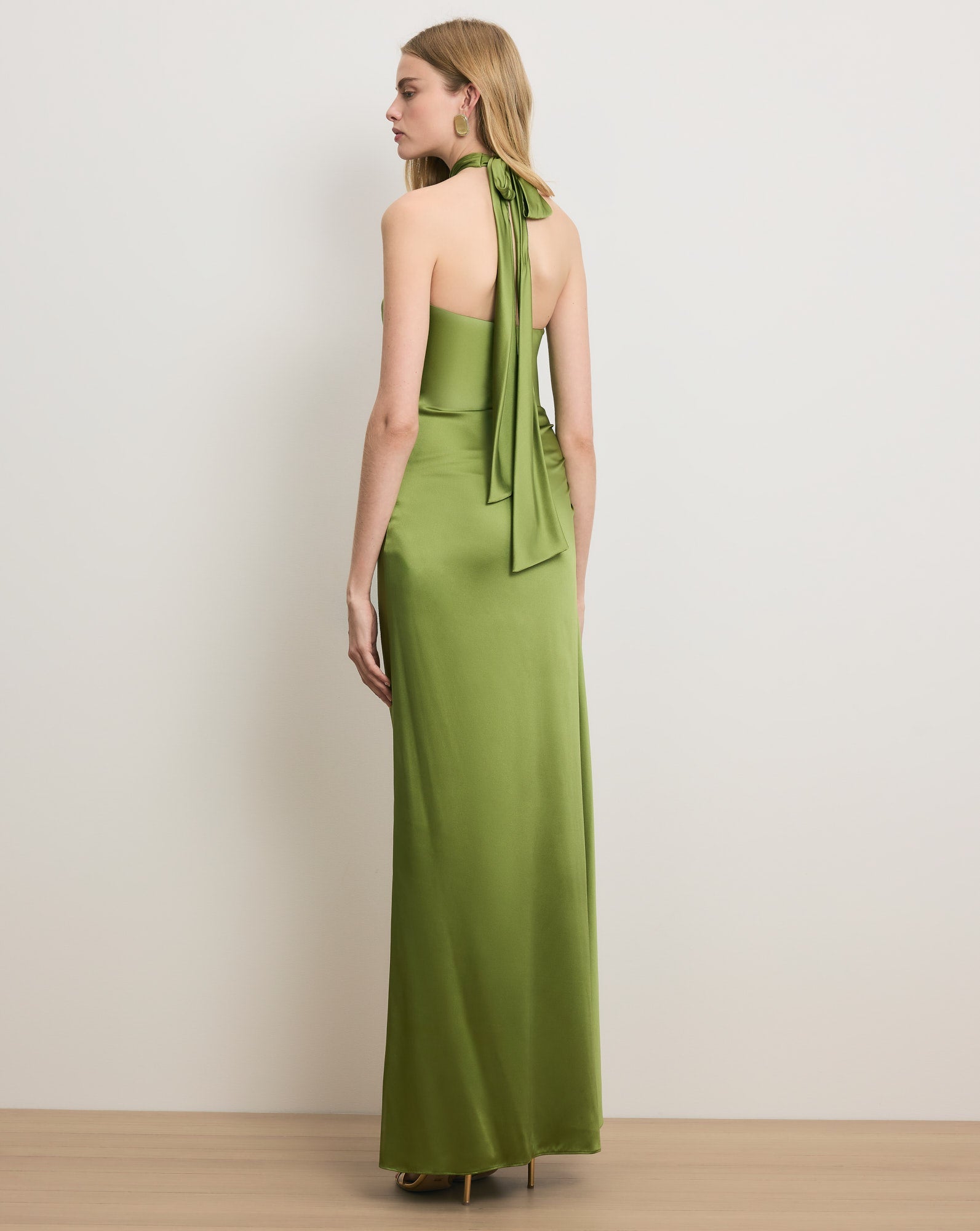 Izaren Halter Maxi Dress