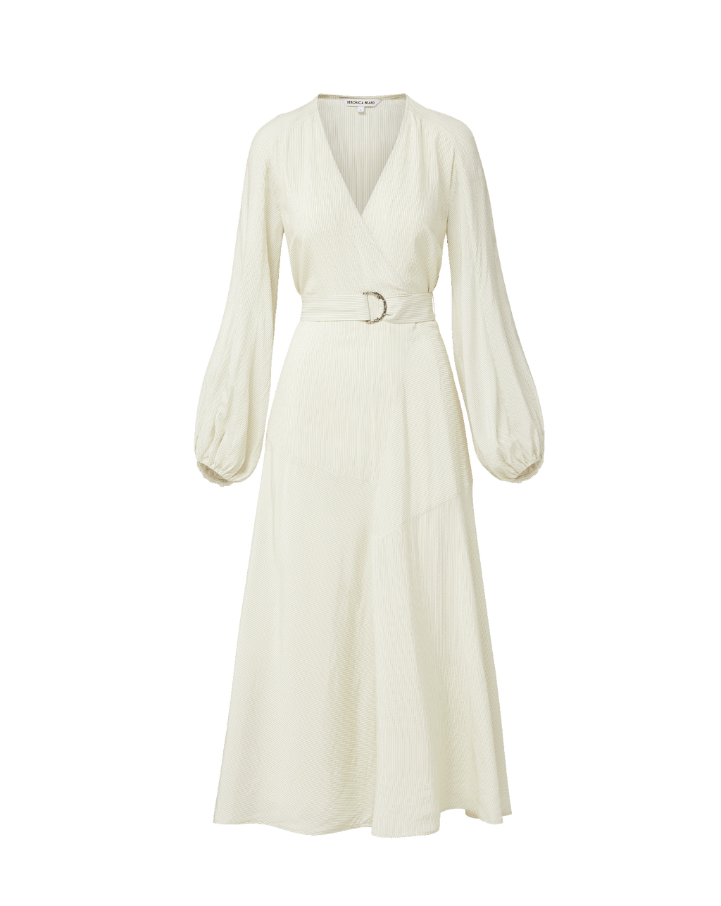 Seneca Bishop-Sleeve Midi Dress