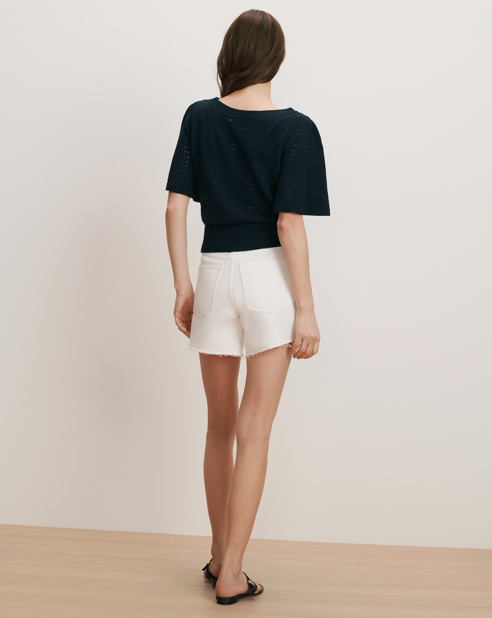 Rhennan Pointelle Knit Top