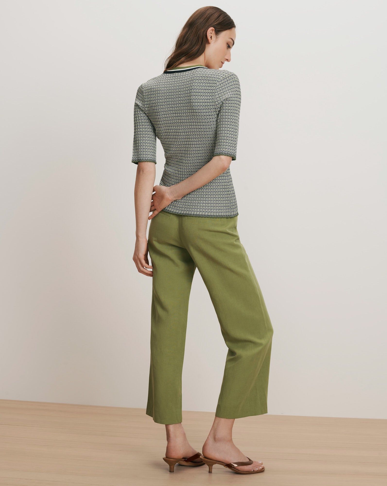 Calliope Knit Button-Front Top