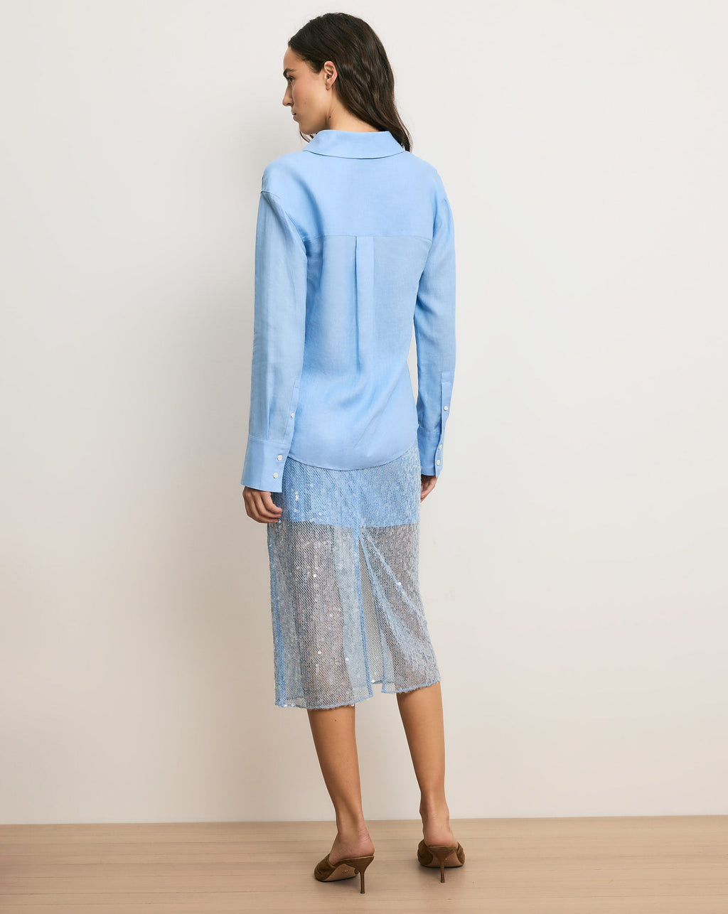 Perezzi Linen Button-Down Shirt