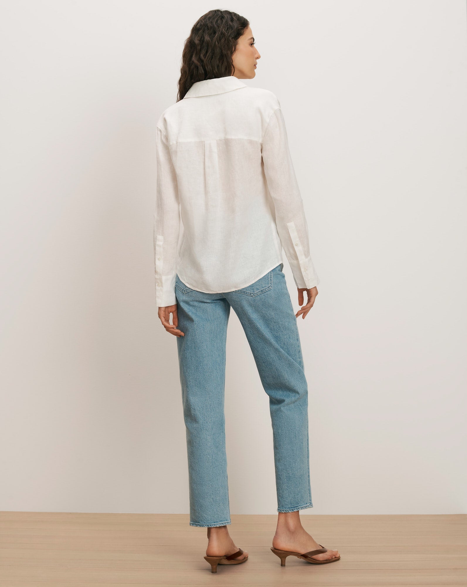 Perezzi Linen Button-Down Shirt