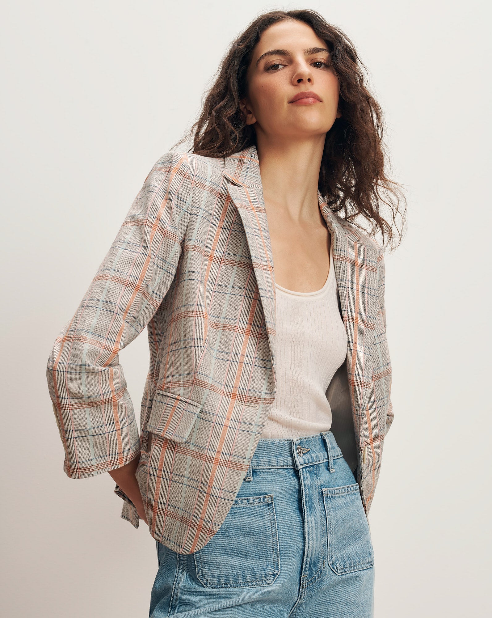 Schoolboy Plaid Dickey Jacket