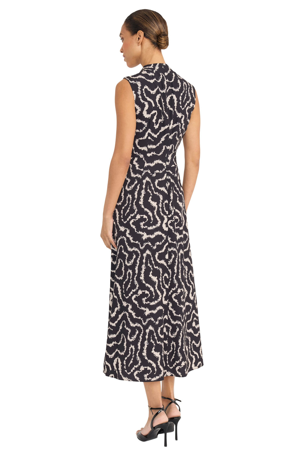 Brigitte Maxi Sleeveless Dress in Coral Maze - FINAL SALE