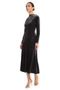 Arina Velvet Empire Midi  Dress - FINAL SALE