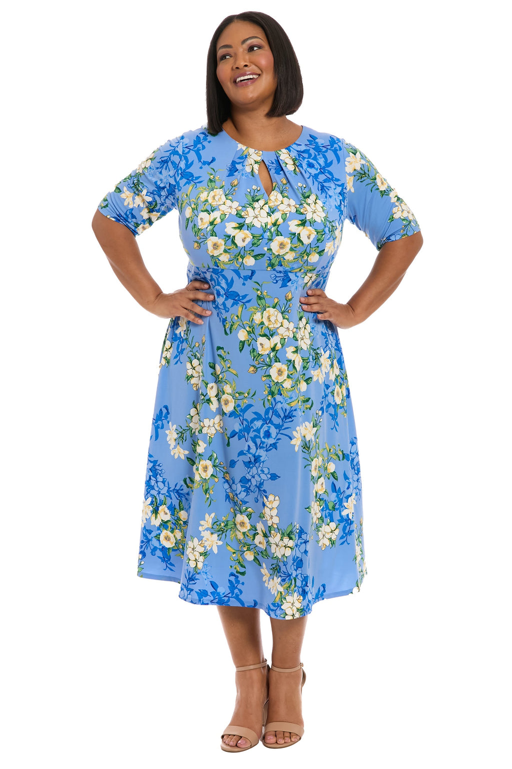 Harriet Elbow Sleeve in Garden Medley - FINAL SALE