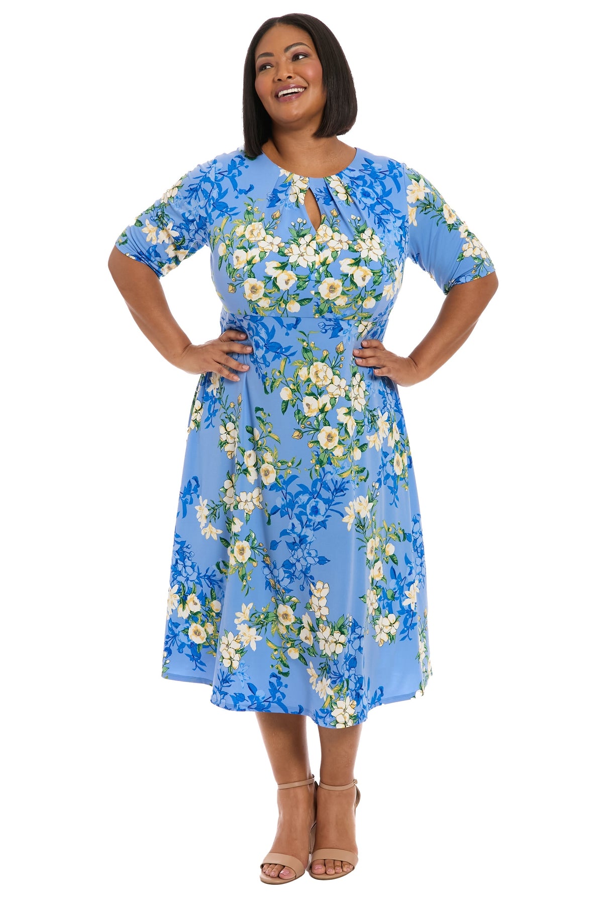 Harriet Elbow Sleeve in Garden Medley - FINAL SALE