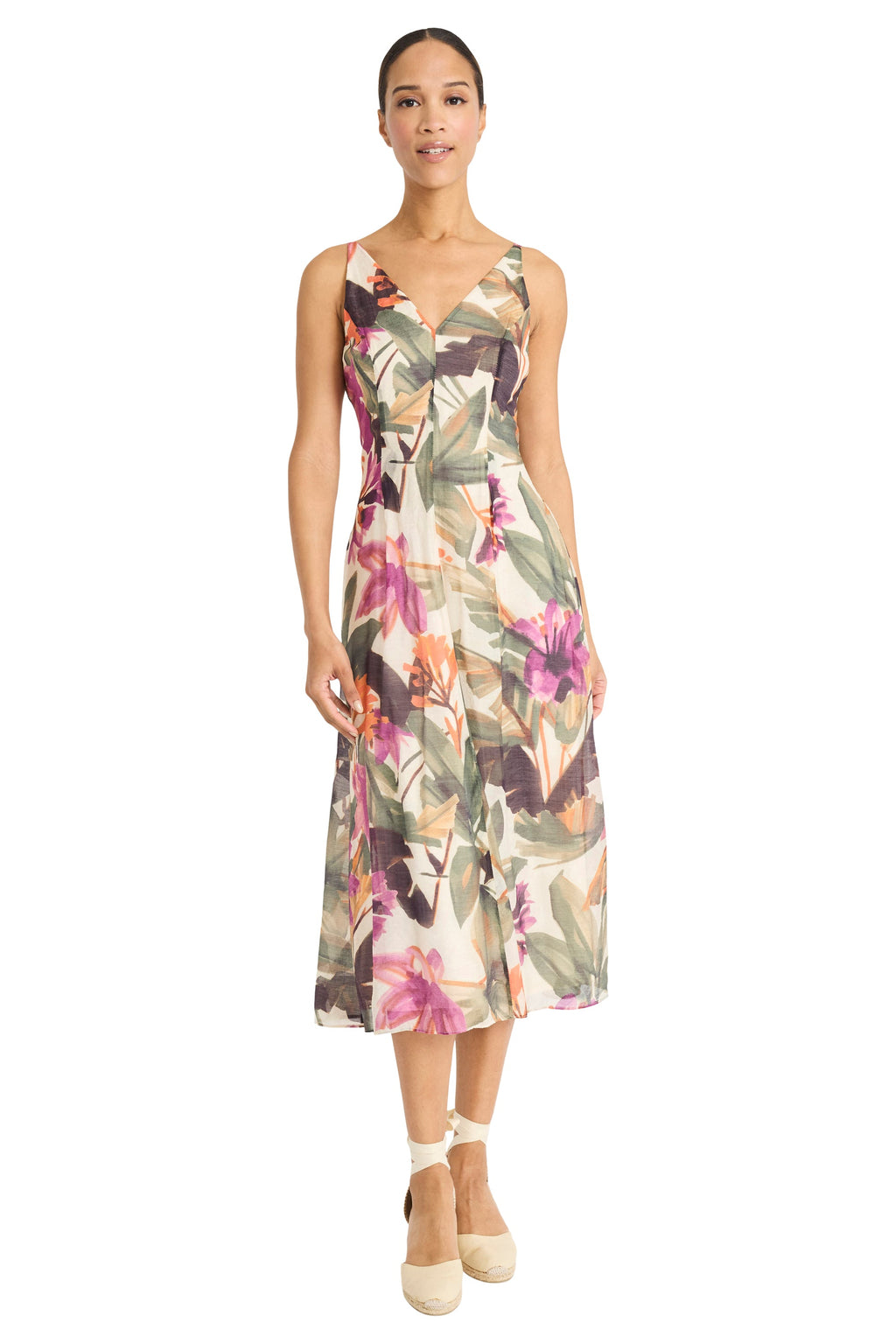 Claribel Curve in Rayon Voile - FINAL SALE