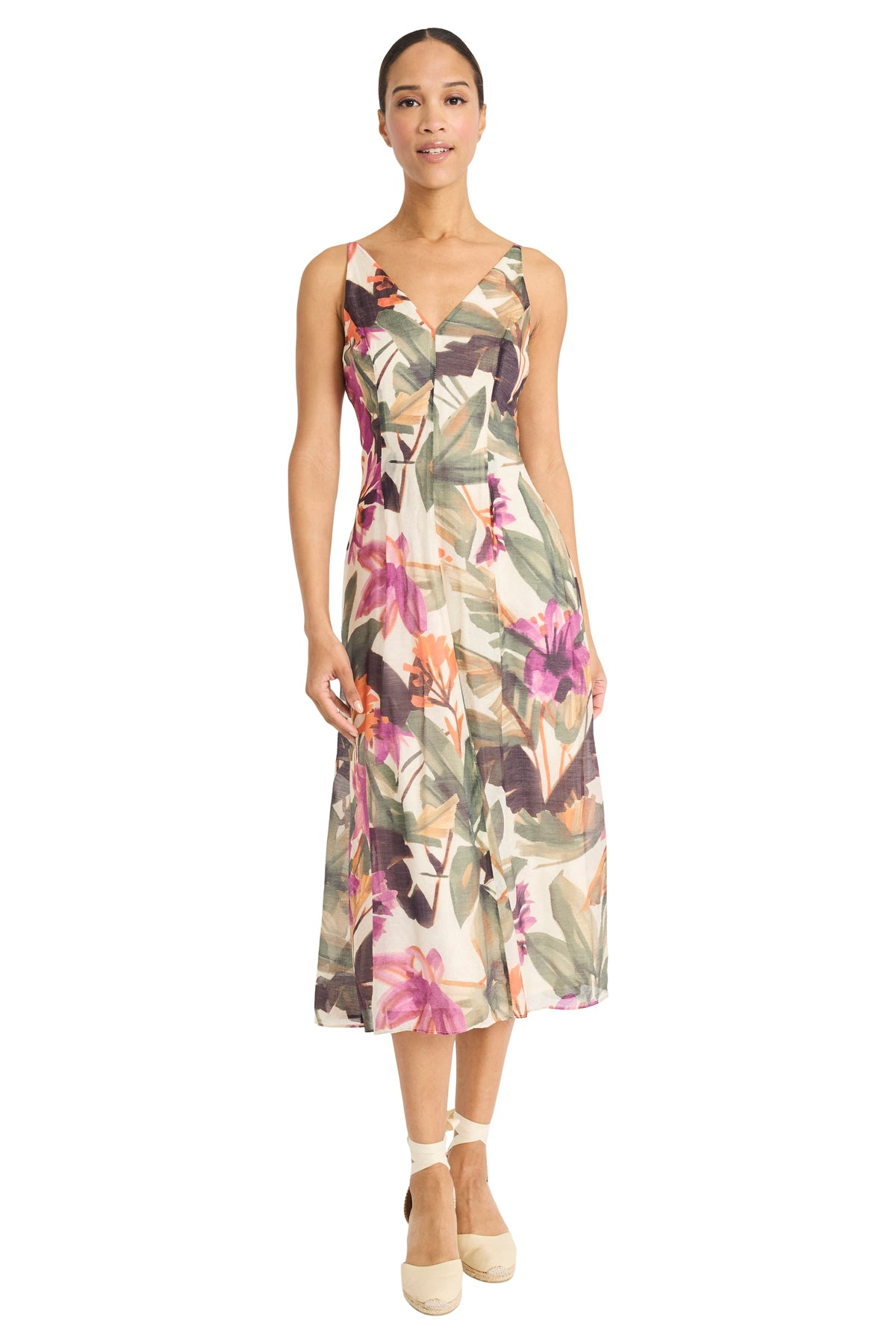 Claribel Curve in Rayon Voile - FINAL SALE