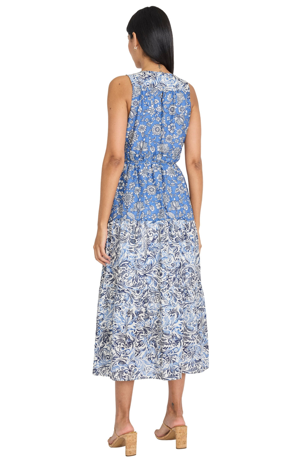 Cole Cotton Sleeveless Tiered Midi - FINAL SALE