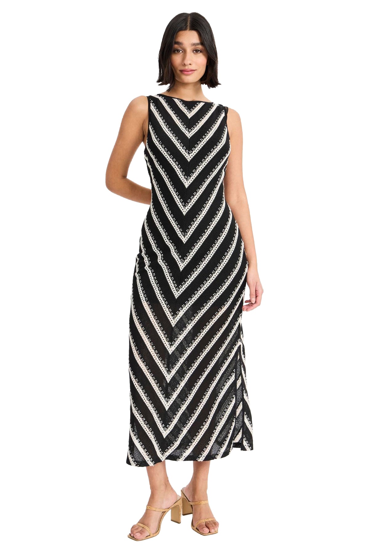 Kay Crochet Sleeveless Midi