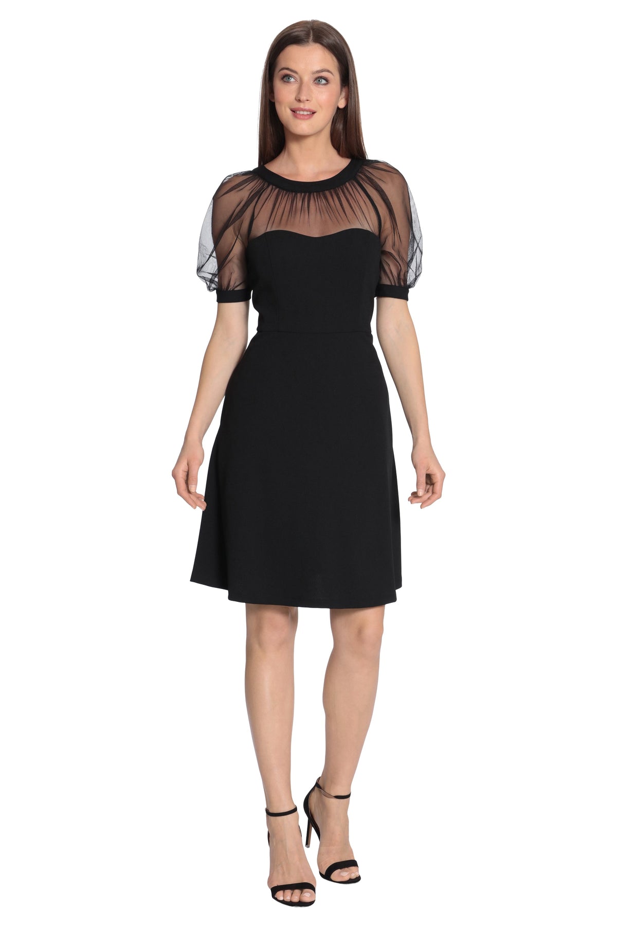 Lyra Illusion Fit & Flare in Black