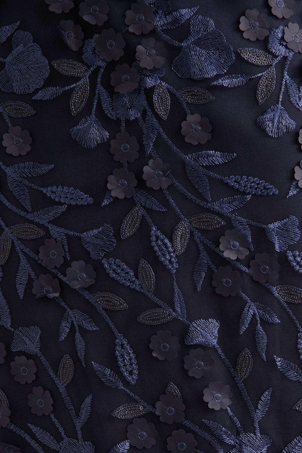 Marigold Skirt in 3D Petal Embroidery