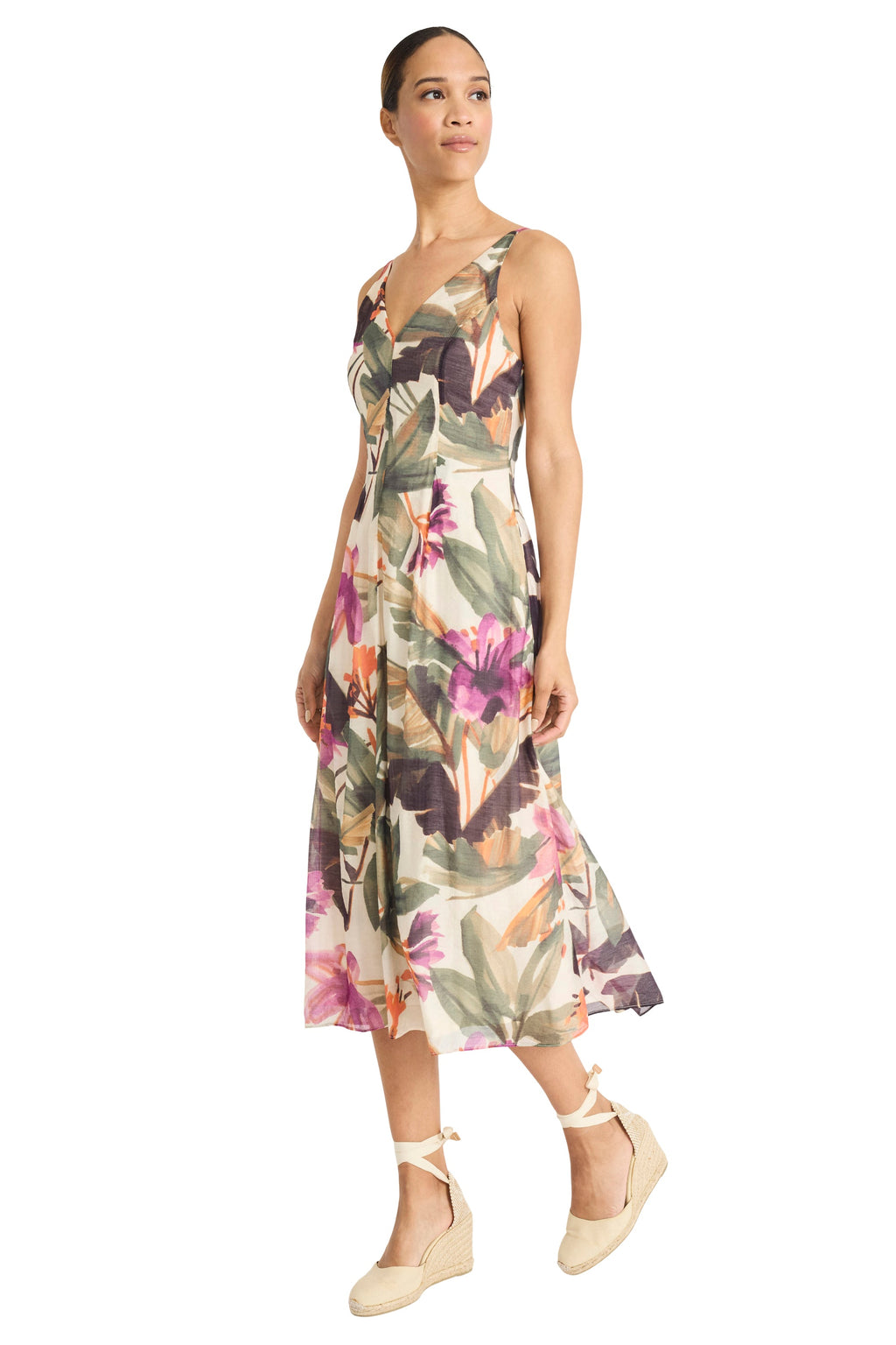 Claribel Curve in Rayon Voile - FINAL SALE