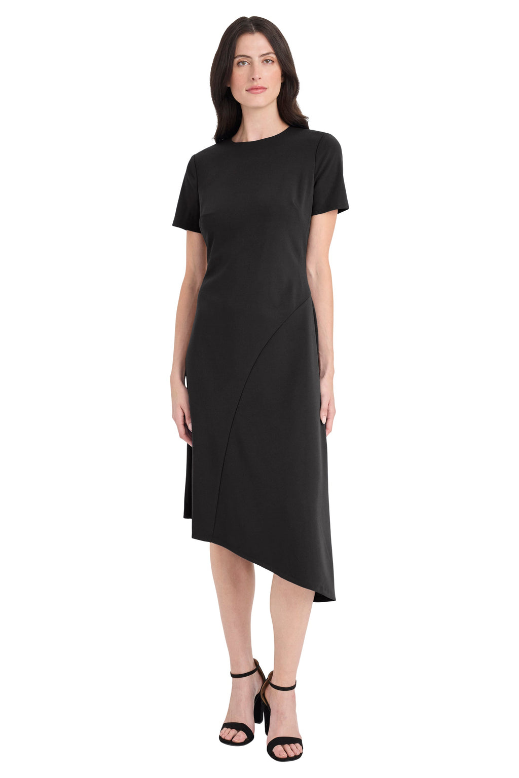 Whitney Asymmetrical Midi Dress