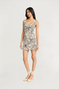 Calvin Linen Mini Sheath in Coiled Art - FINAL SALE