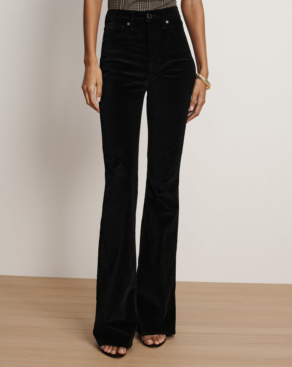 Beverly Velvet Skinny-Flare Pant