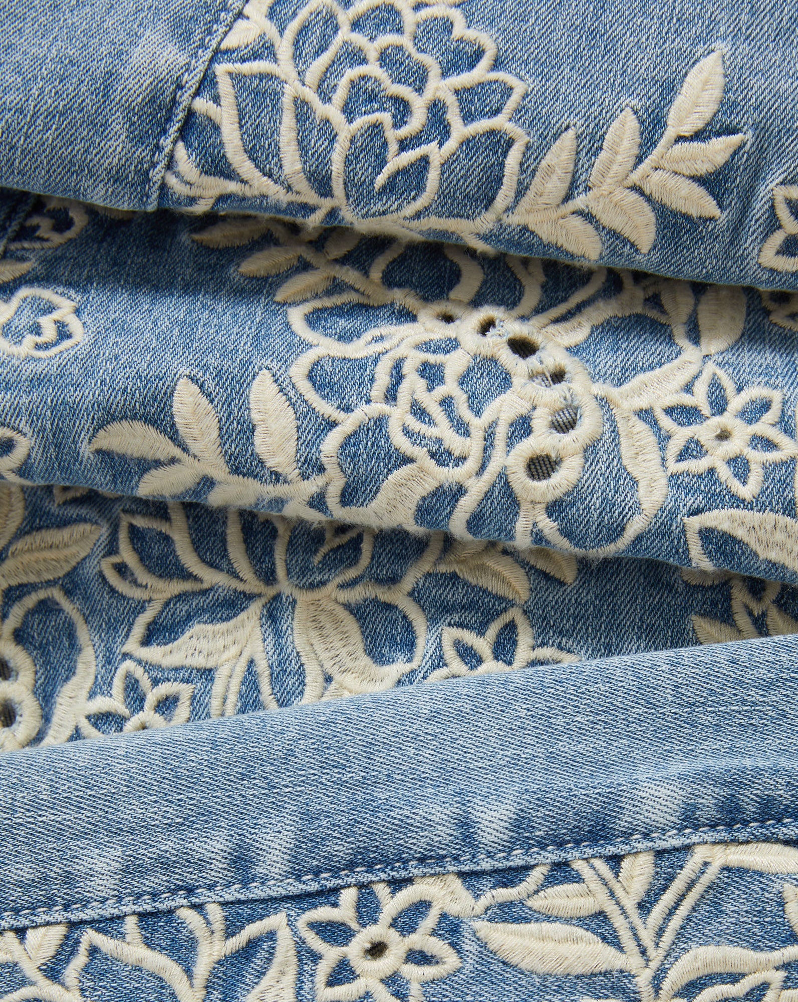 Joplin Embroidered Flare Jean