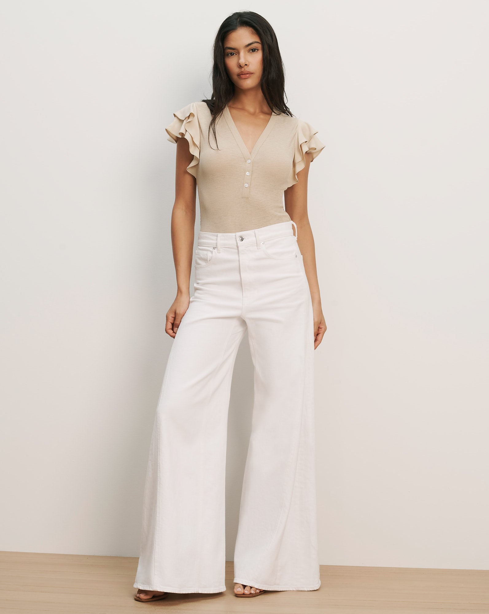 Aphrodite Mixed-Media Top