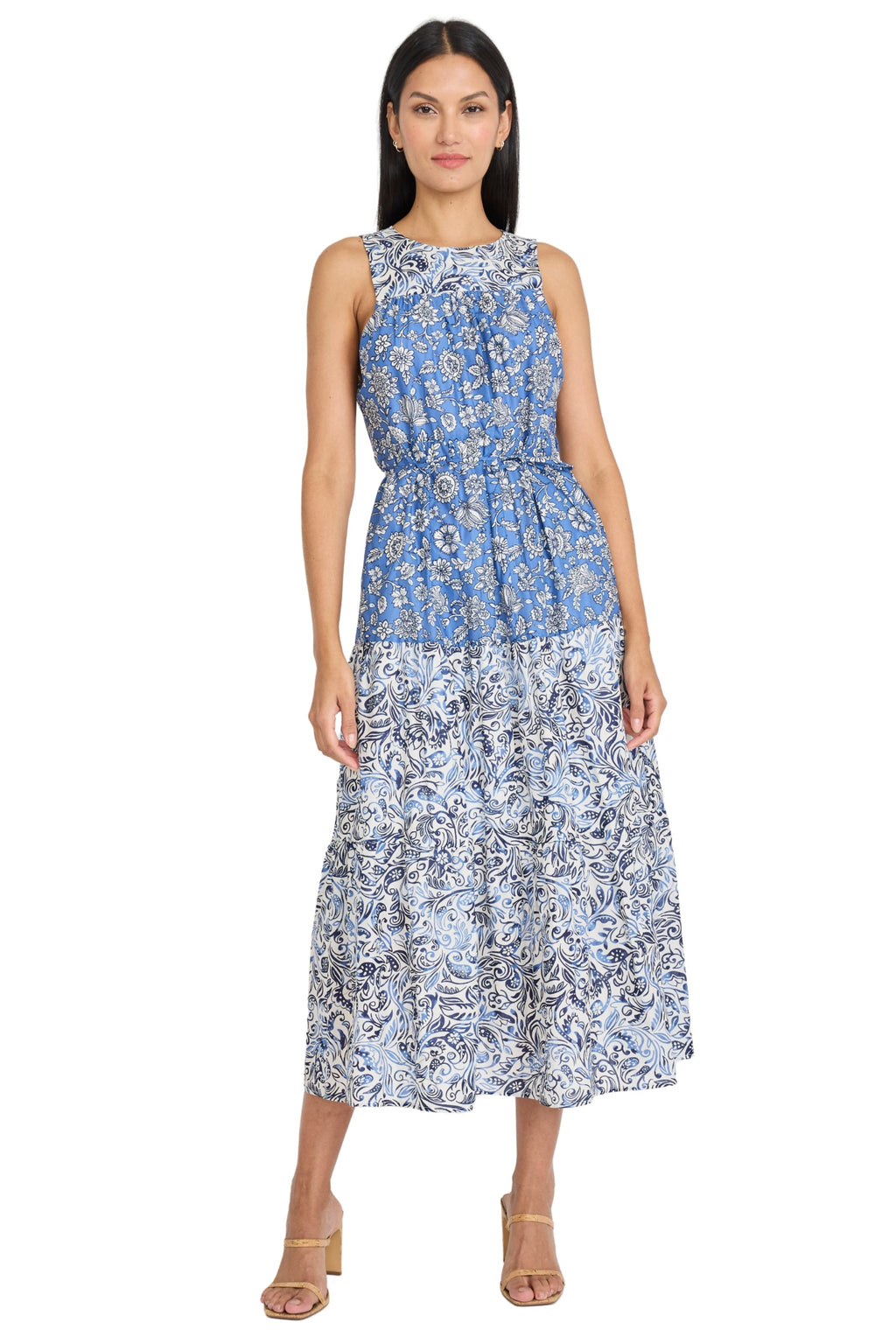 Cole Cotton Sleeveless Tiered Midi - FINAL SALE