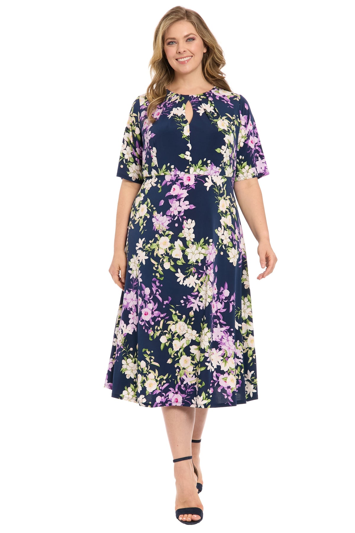 Harriet Elbow Sleeve in Garden Medley - FINAL SALE