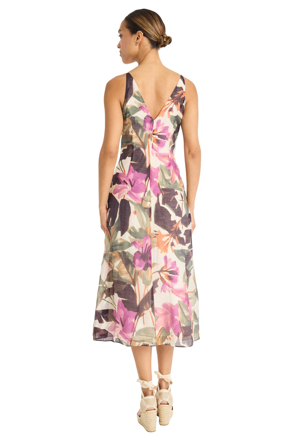Claribel Curve in Rayon Voile - FINAL SALE
