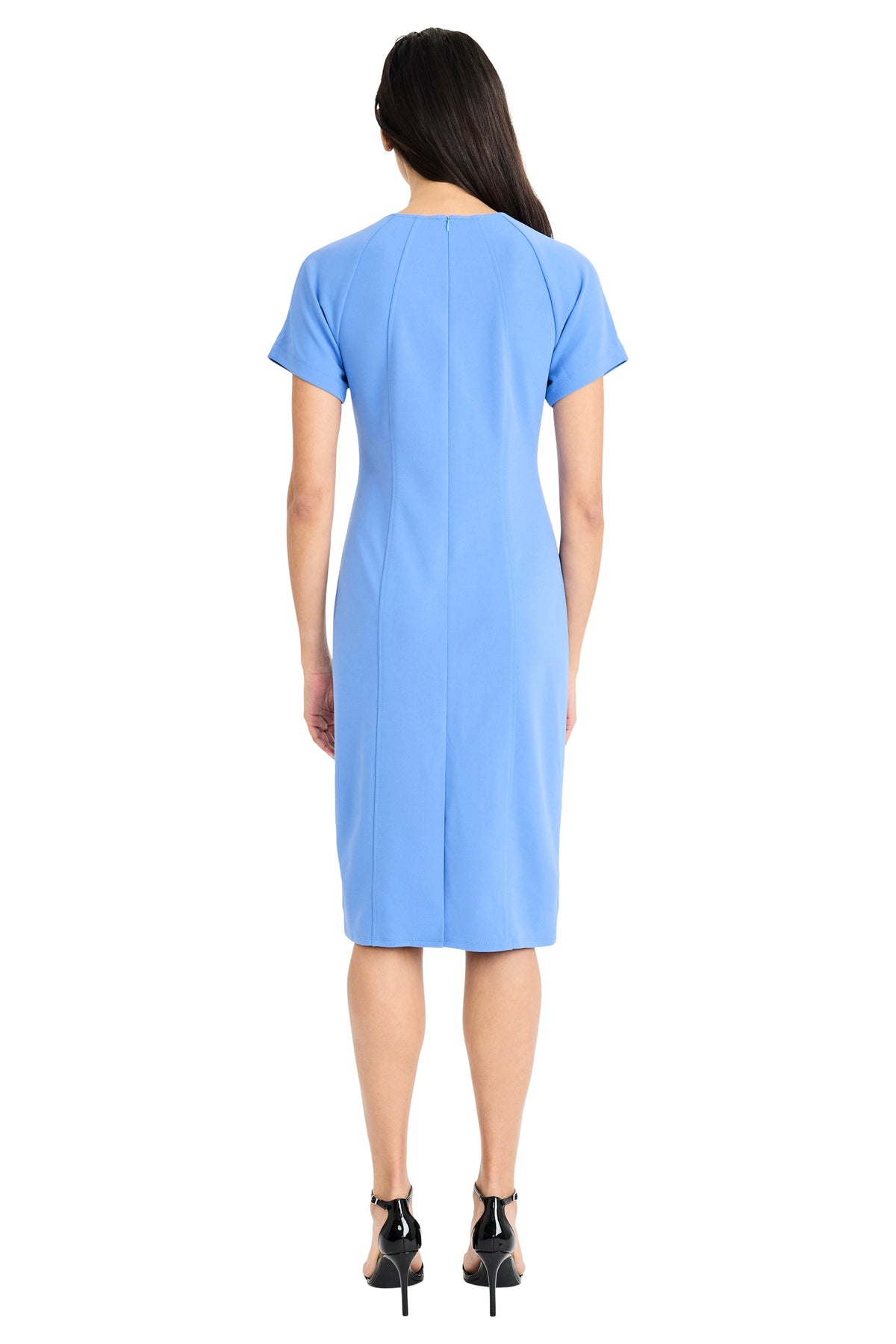 Isabela Short Sleeve Tailored Sheath Dress