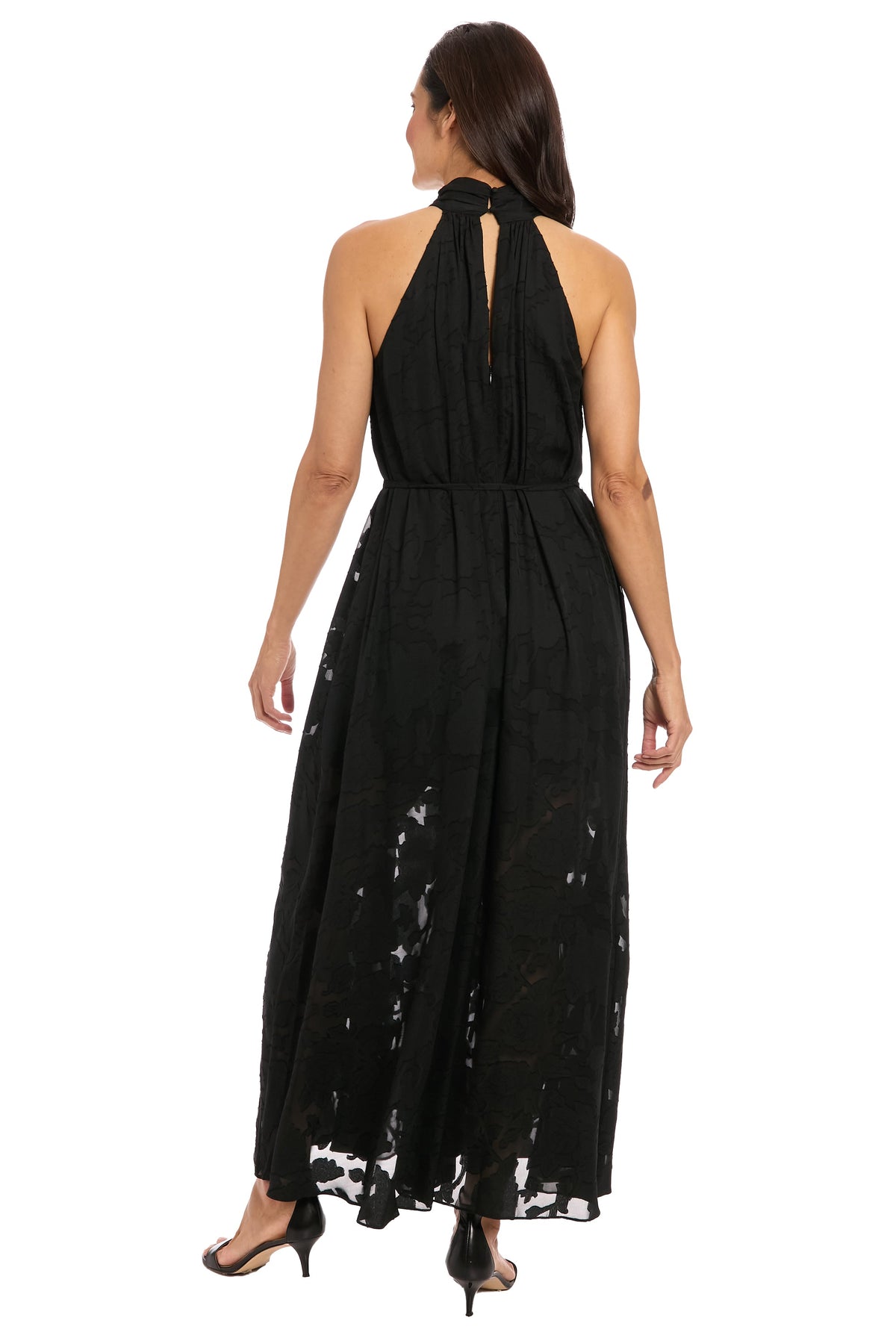 Godiva Jumpsuit in Leaf Jacquard - FINAL SALE