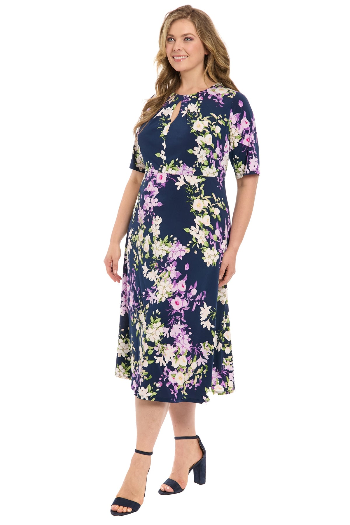 Harriet Elbow Sleeve in Garden Medley - FINAL SALE