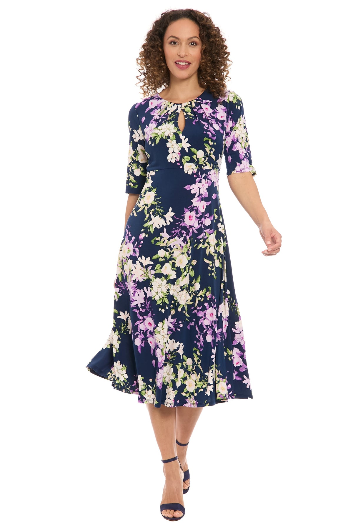 Harriet Elbow Sleeve in Garden Medley - FINAL SALE
