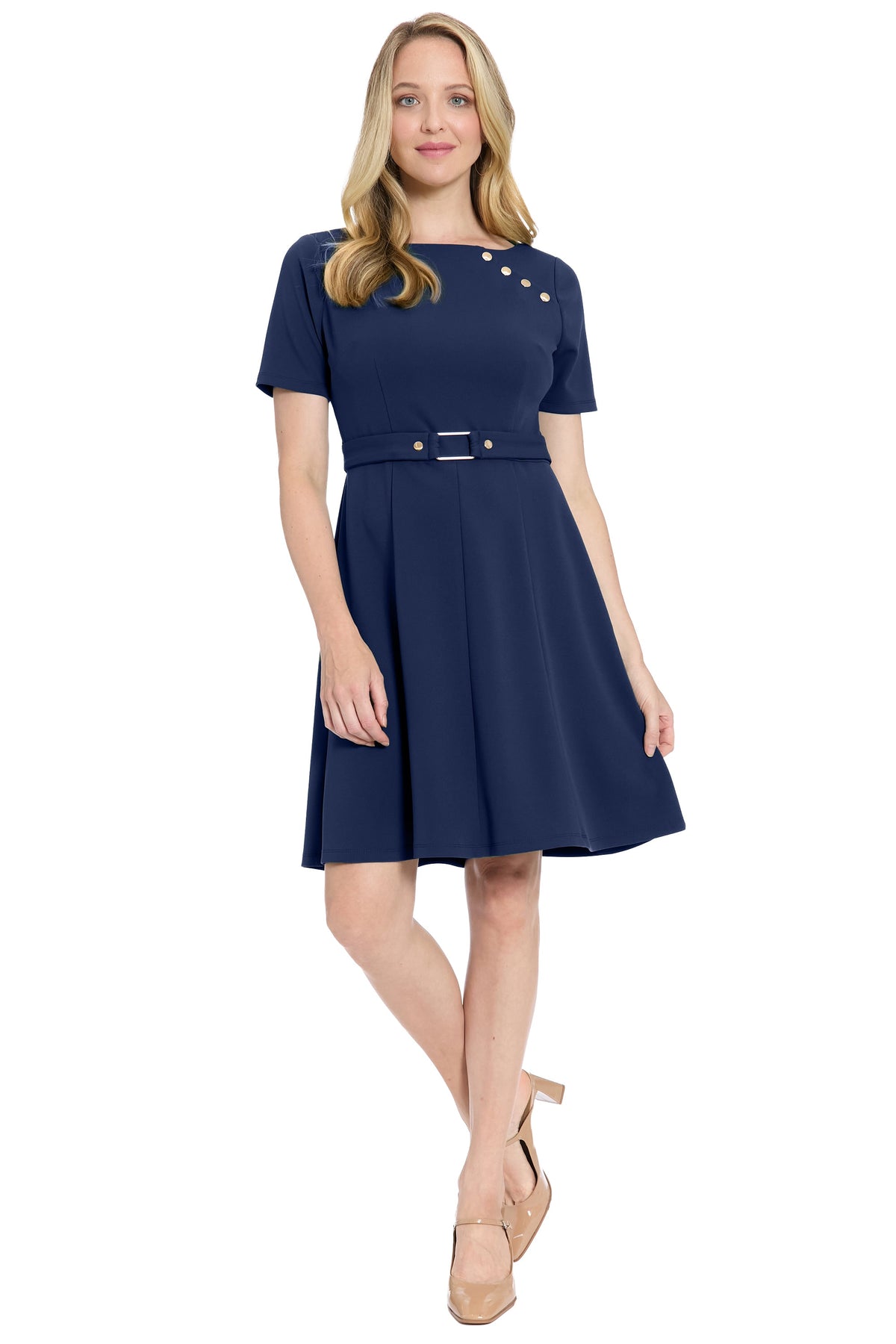 Madeleine with Square Buckle