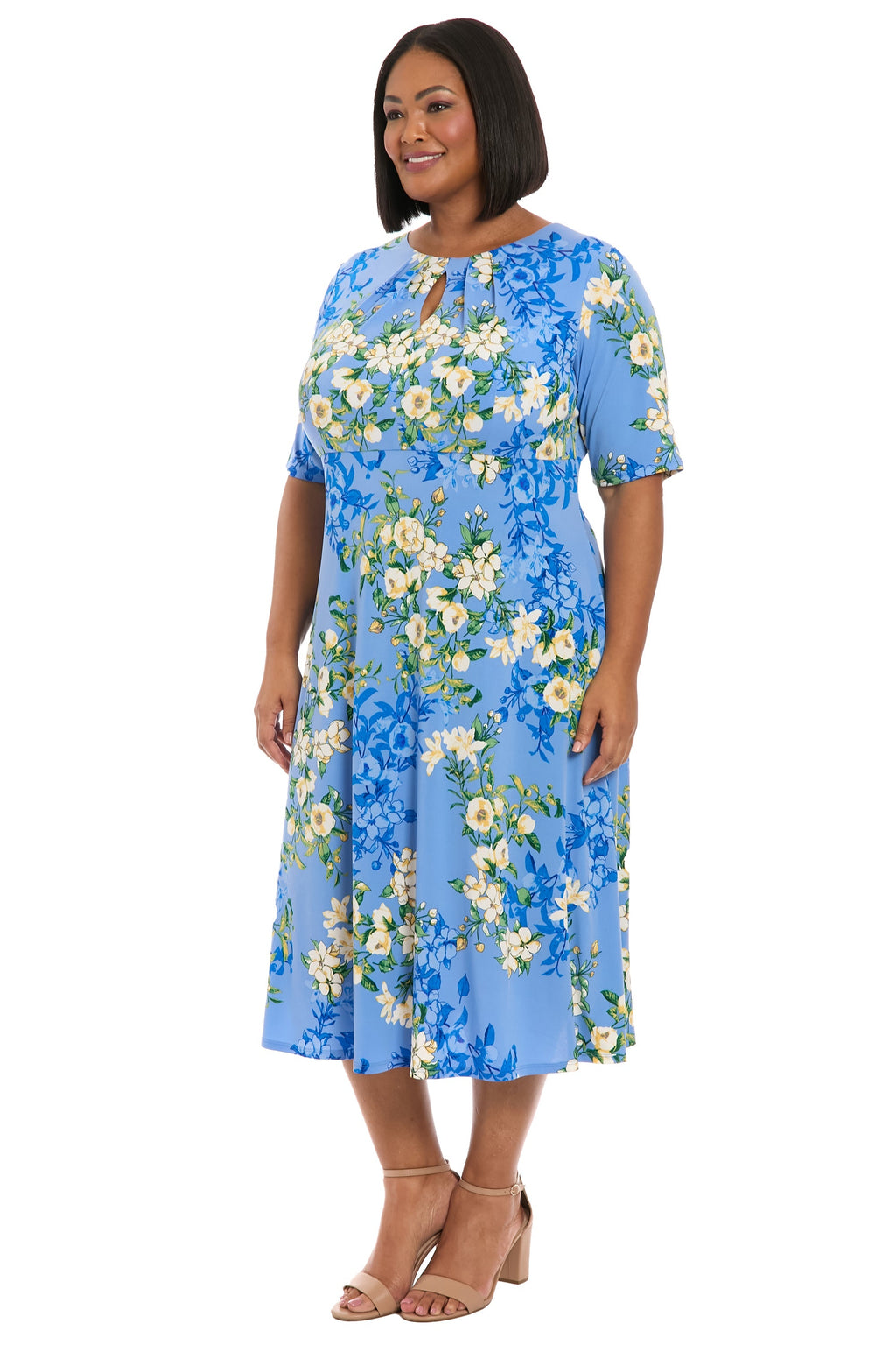 Harriet Elbow Sleeve in Garden Medley - FINAL SALE