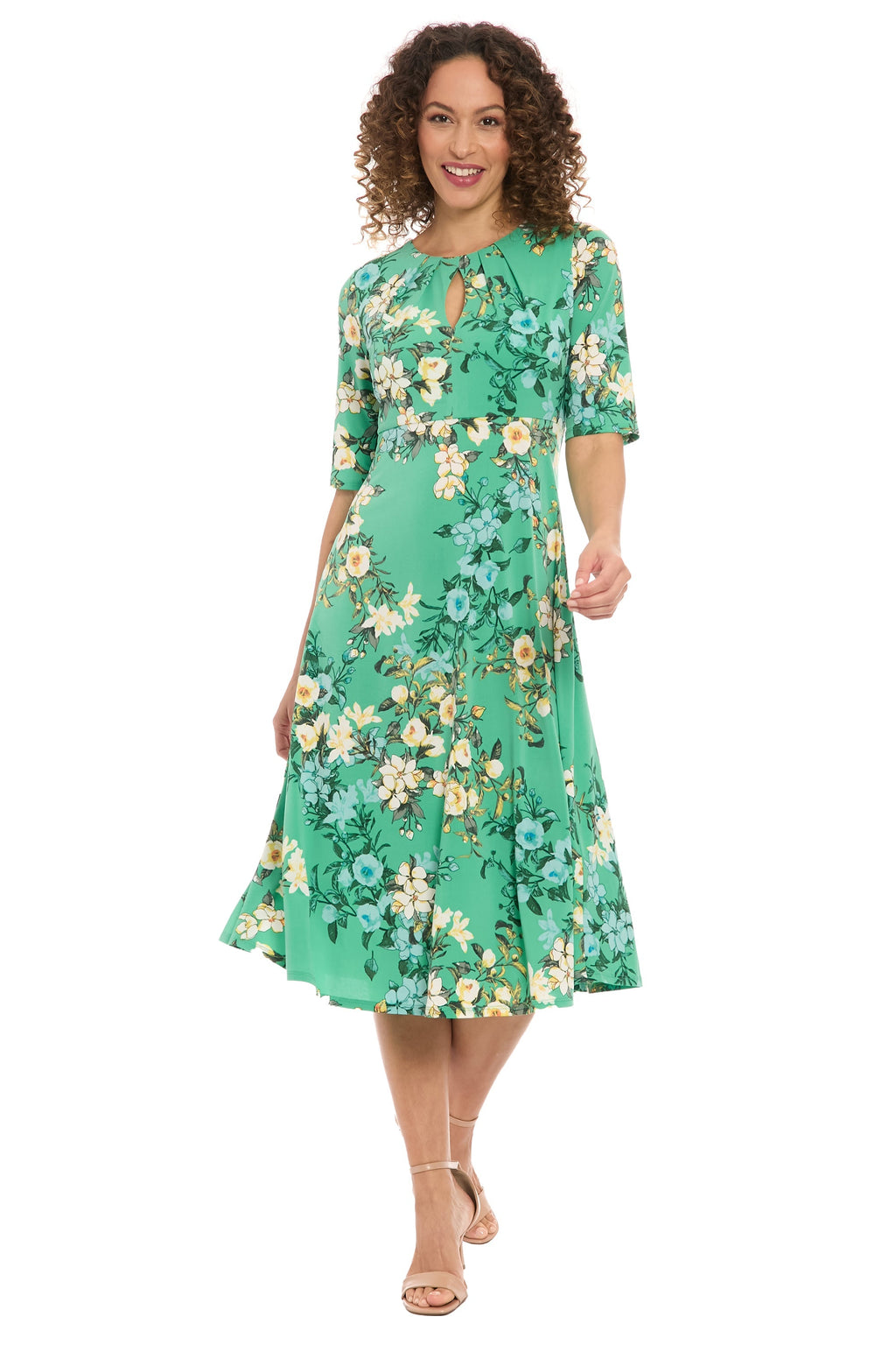 Harriet Elbow Sleeve in Garden Medley - FINAL SALE