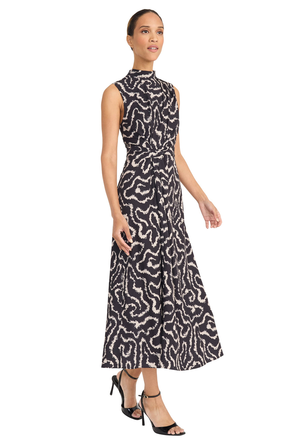 Brigitte Maxi Sleeveless Dress in Coral Maze - FINAL SALE