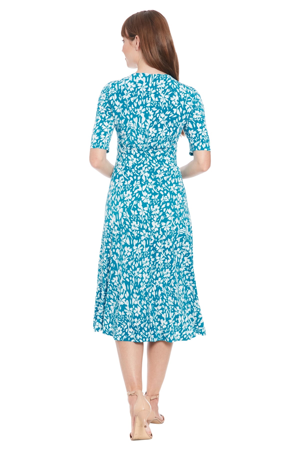 Ayanna in Positive Negative Floral - FINAL SALE