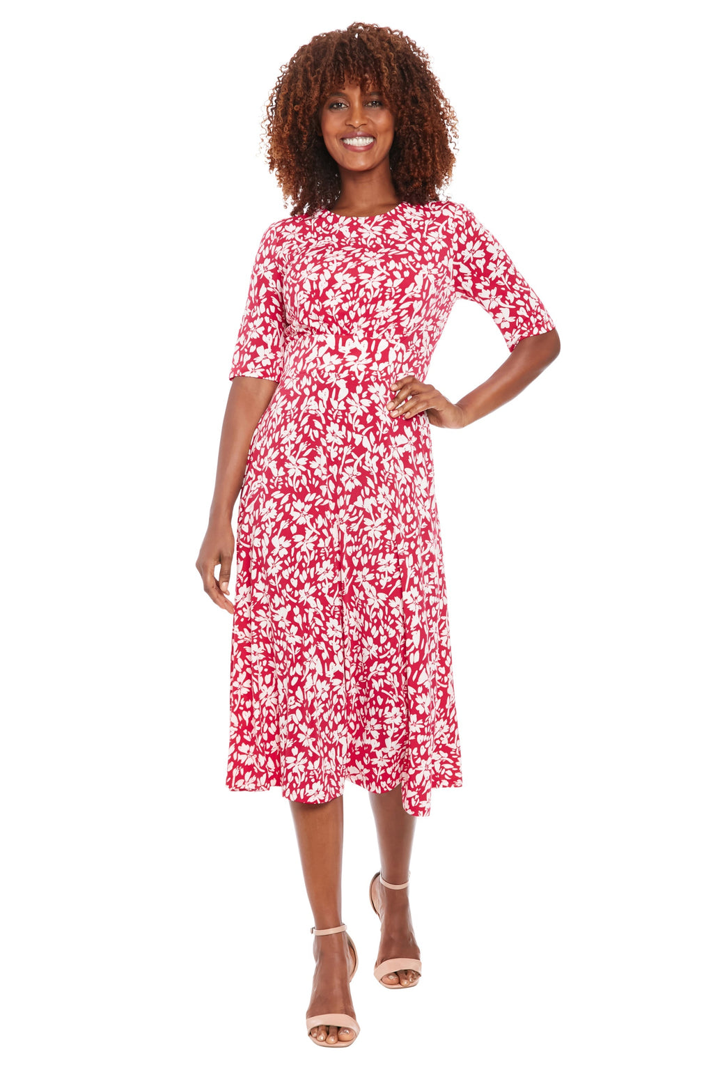 Ayanna in Positive Negative Floral - FINAL SALE