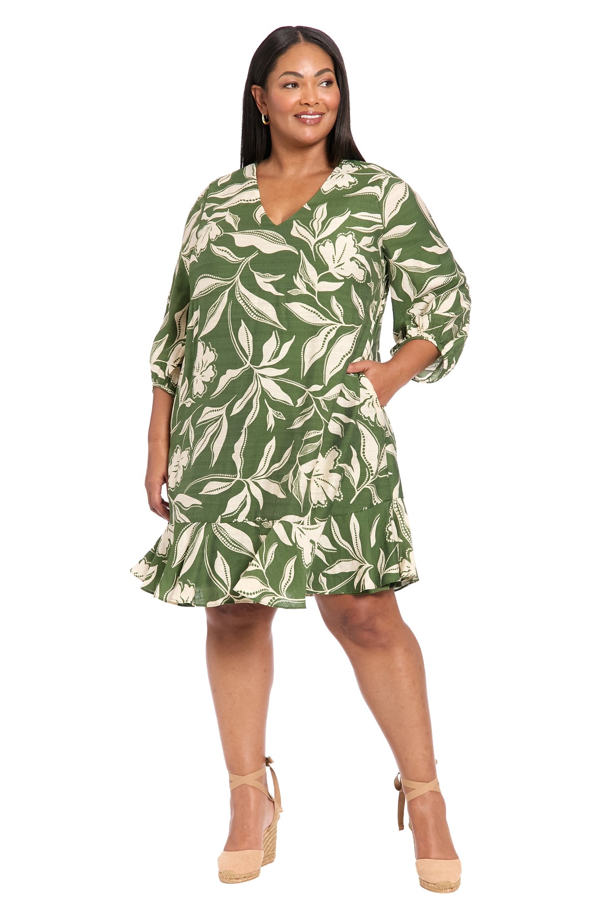 Everleigh in Dot Leaf - FINAL SALE