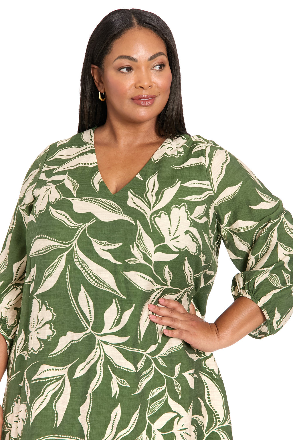 Everleigh in Dot Leaf - FINAL SALE