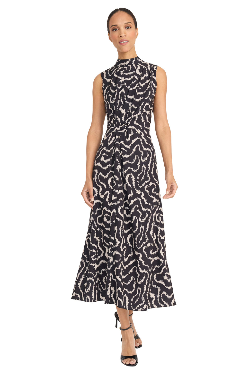 Brigitte Maxi Sleeveless Dress in Coral Maze - FINAL SALE