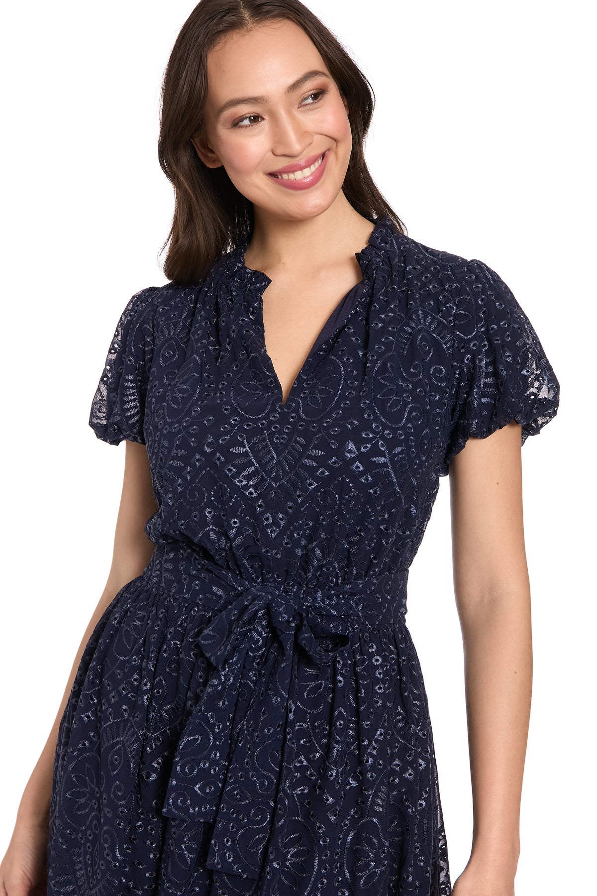 Blair Midi in Medallion Eyelet Embroidery