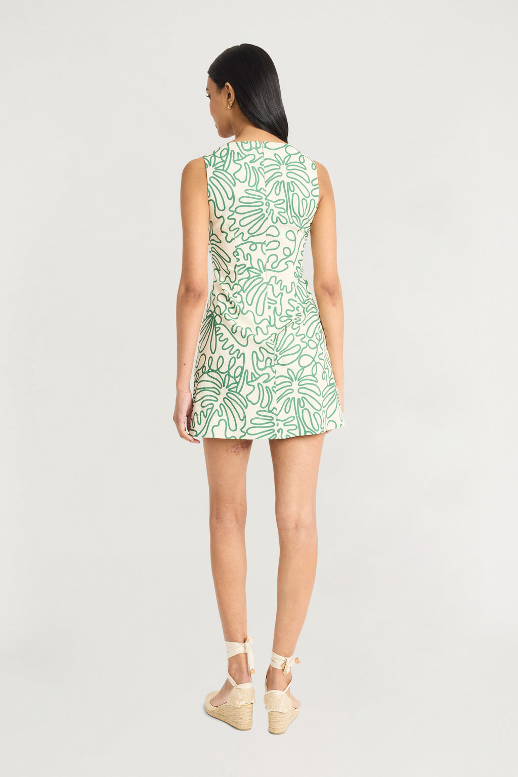 Calvin Linen Mini Sheath in Coiled Art - FINAL SALE