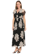 Diondra Empire Pleated Mesh Midi
