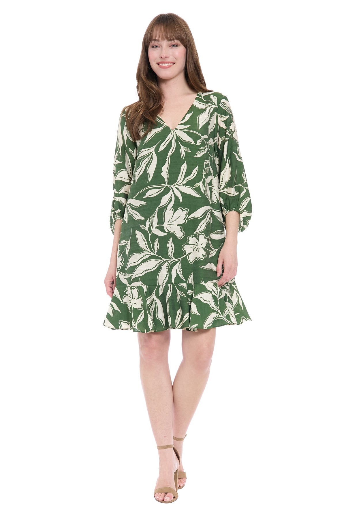 Everleigh in Dot Leaf - FINAL SALE