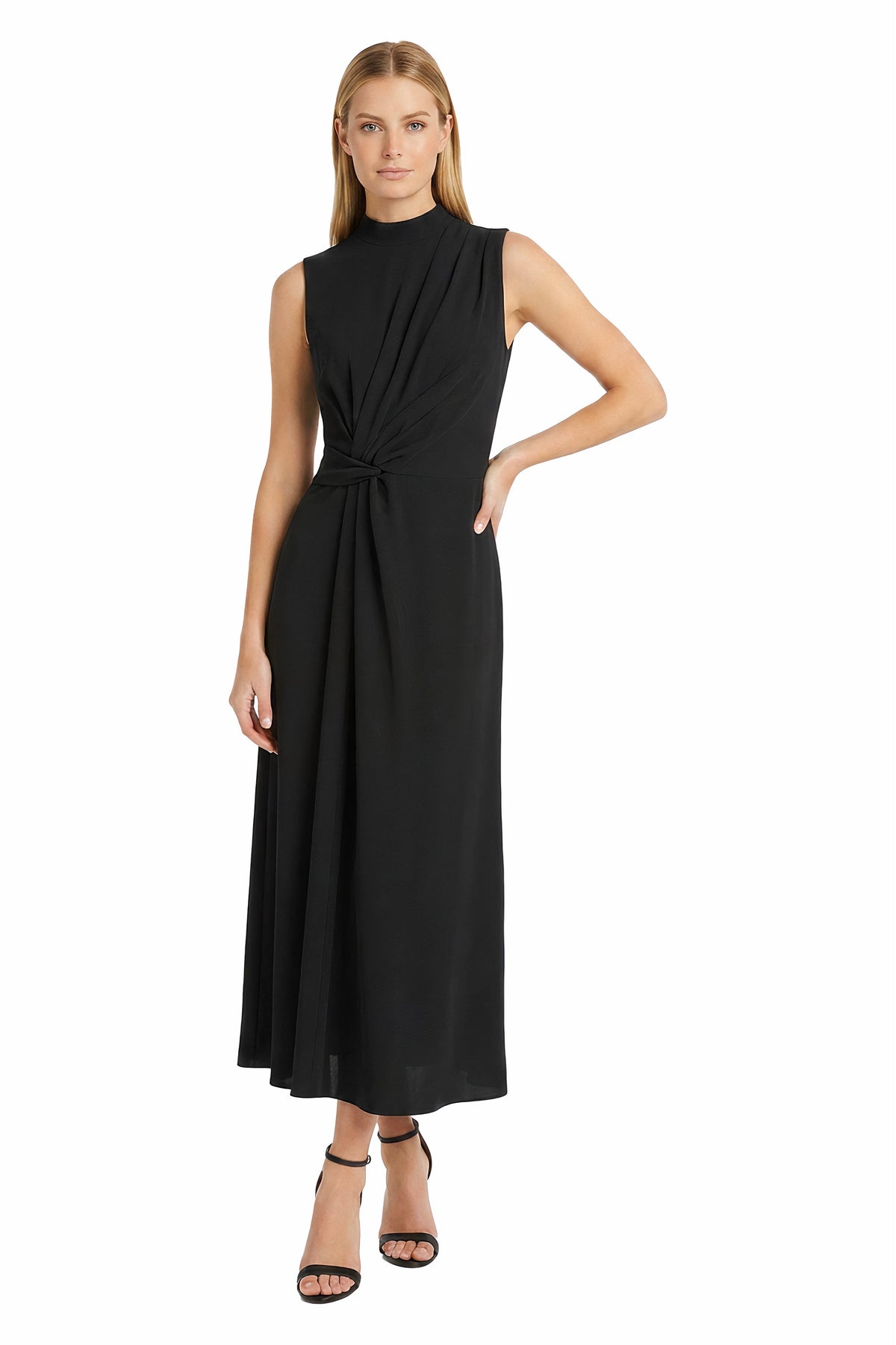 Brigitte Maxi Sleeveless Dress in Solid